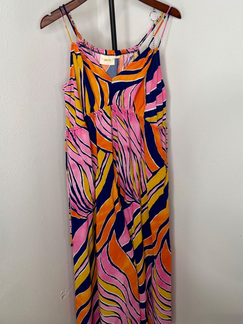 Maeve by Anthropologie Finley Wide Leg Jumpsuit Size 12 - Picture 2 of 7